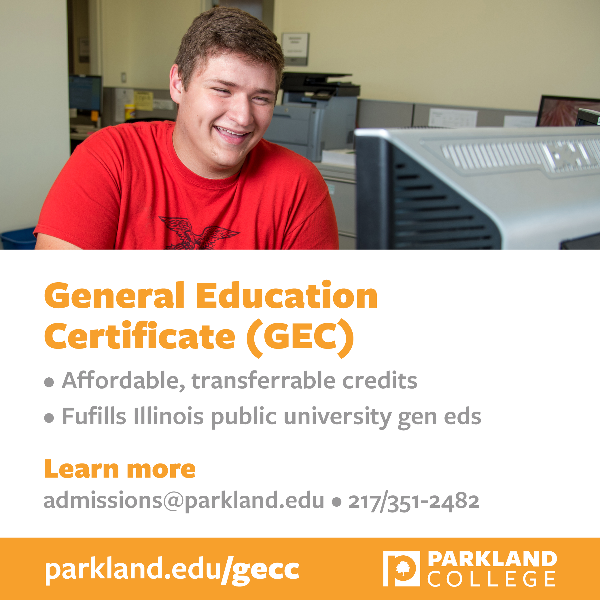 General Education Certificate gives you affordable, transferrable credits that fulfill Illinois public university gen eds