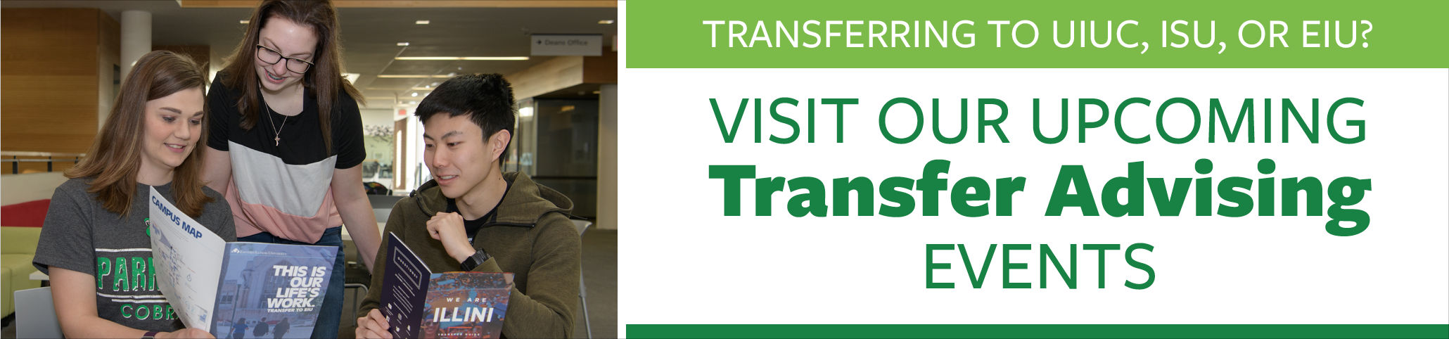 Visit transfer advising events